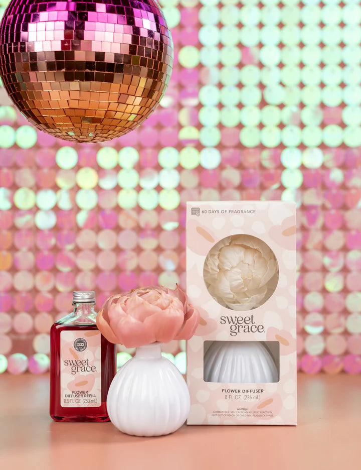 Sweet Grace Flower Diffuser & Refill Bundle