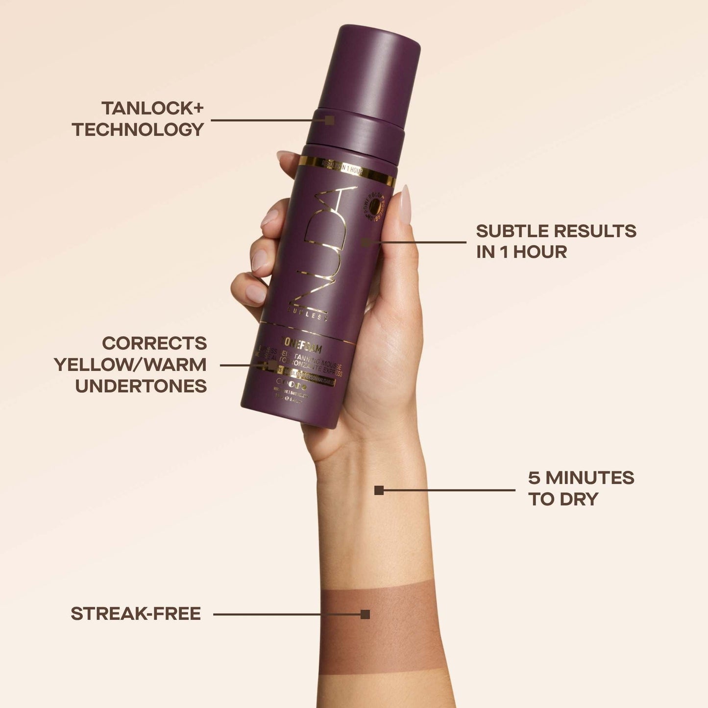 ToneFoam Violet Self Tanning Mousse