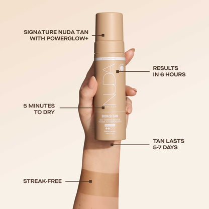 BronzeFoam Self Tanning Mousse – Medium