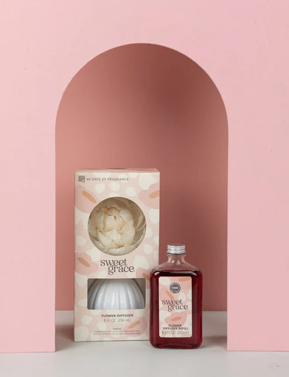 Sweet Grace Flower Diffuser & Refill Bundle