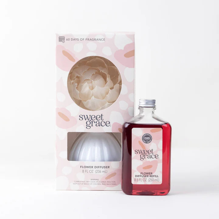 Sweet Grace Flower Diffuser & Refill Bundle