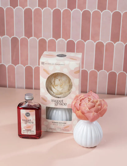 Sweet Grace Flower Diffuser & Refill Bundle