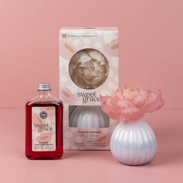 Sweet Grace Flower Diffuser & Refill Bundle