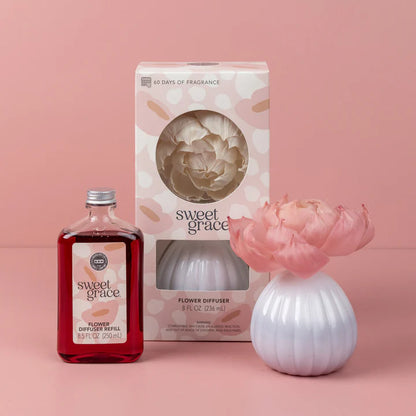 Sweet Grace Flower Diffuser & Refill Bundle